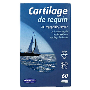 Orthonat Cartilage De Requin - Haaikraakbeen Capsules 60CP Orthonat Cartilage De Requin - Haaikraakbeen Capsules 60CP