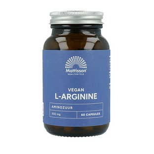 Mattisson HealthStyle L-Arginine 500mg Capsules 60CP