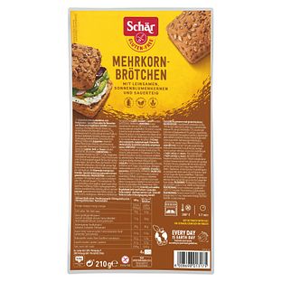 Schar Meergranen Broodjes Glutenvrij 210GR
