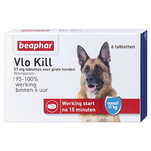 Beaphar Vlo Kill Tabletten Grote Honden 6ST