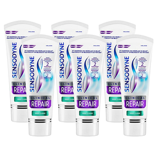 Sensodyne Clinical Repair Deep Clean Tandpasta Multiverpakking 6x75ML