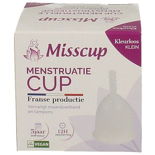 Eco Conseils Misscup Menstruatie Cup Klein Kleurloos 1ST