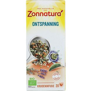 Zonnatura Biologische Thee Ontspanning 20ST