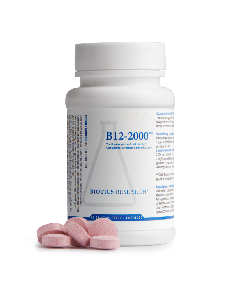 Biotics B12-2000 Tabletten 60TB