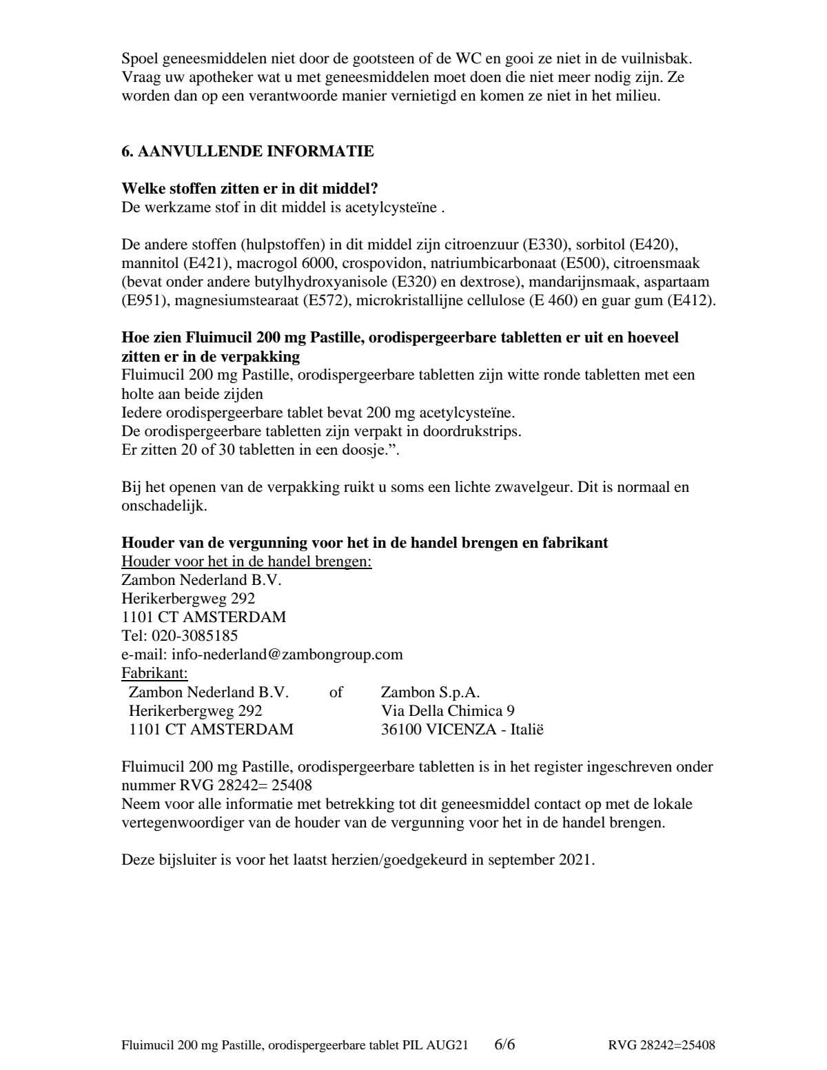 Pastille 200mg Zuigtabletten afbeelding van document #6, leaflet