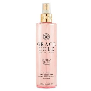 Grace Cole Vanilla Blush & Peony Calming Hair & Body Mist 250ML Grace Cole Vanilla Blush & Peony Calming Hair & Body Mist 250ML