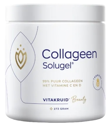 Vitakruid Collageen Solugel® poeder met vitamine C & D - Tropical 250GR