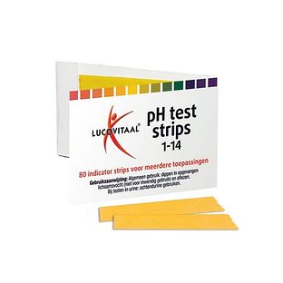Lucovitaal Zuur Base PH Strips 1ST