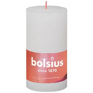 Bolsius Stompkaars Cloudy White 130/68 1ST