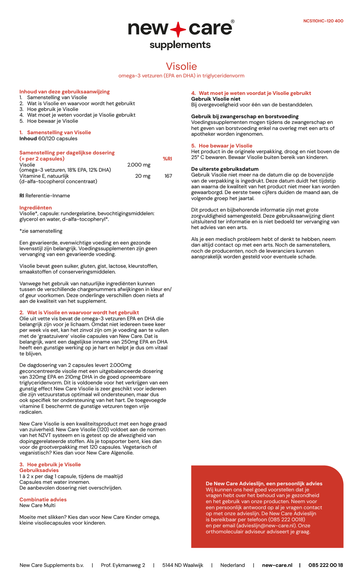 Visolie Capsules afbeelding van document #1, instructions