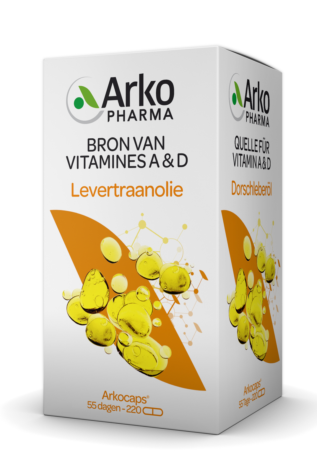 Arkocaps Levertraanolie Capsules 220CP