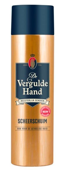 Vergulde Hand Scheerschuim afbeelding 1