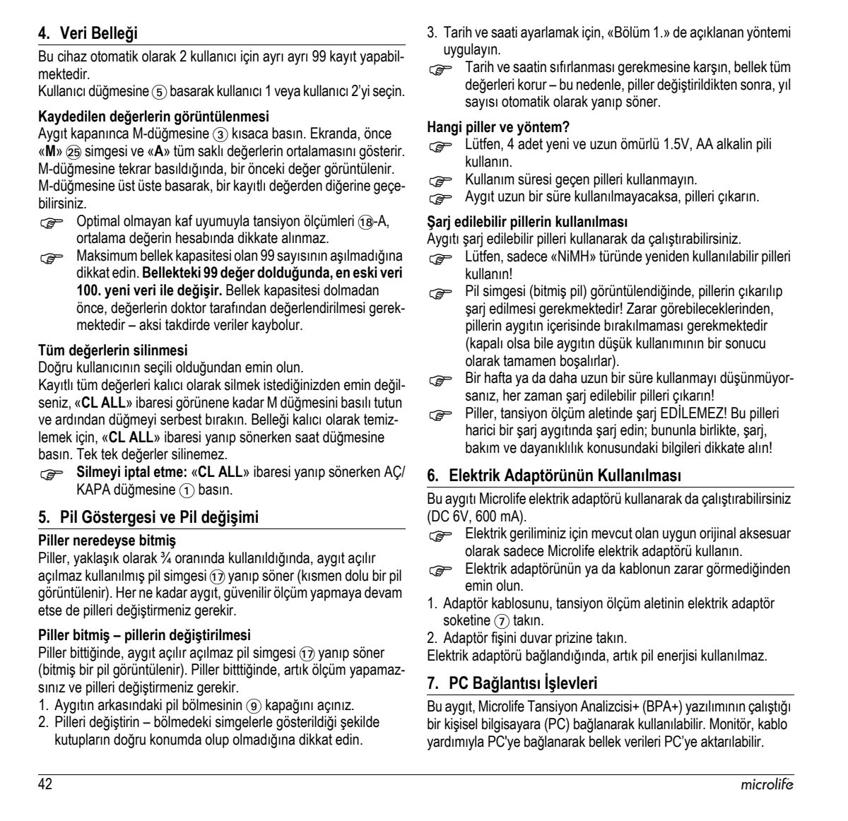 Microlife BP Bloeddrukmeter B3 Comfort PC afbeelding van document #44, instructions