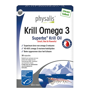 Physalis Krill Omega 3 Capsules 30SG Physalis Krill Omega 3 Capsules 30SG