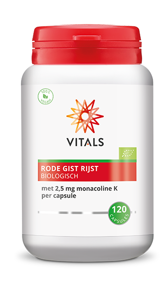 Vitals Rode Gist Rijst Biologisch Capsules 120CP