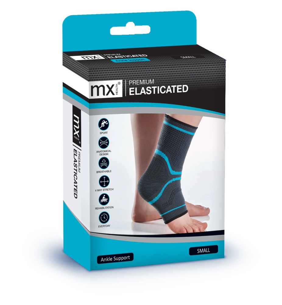 MX Health Premium Ankle Support Elastic - S afbeelding