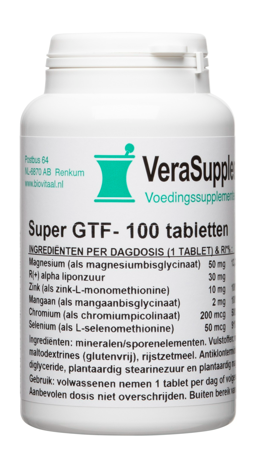 VeraSupplements Super GTF Complex Tabletten