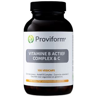 Proviform Vitamine B Actief Complex & C Capsules 100VCP Proviform Vitamine B Actief Complex & C Capsules 100VCP