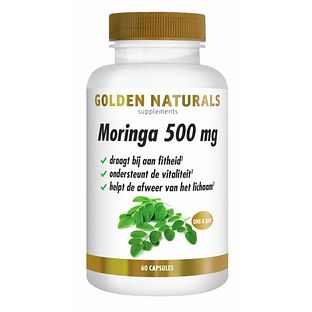Golden Naturals Moringa 500mg Capsules 60CP