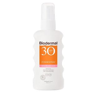 Biodermal Gevoelige Huid Zonnespray - Zonnebrand met SPF30 175ML
