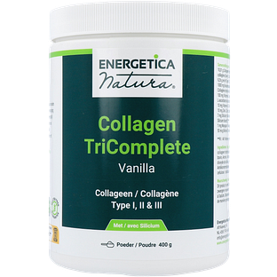 Energetica Natura Collagen TriComplete Vanilla Poeder 400GR Energetica Natura Collagen TriComplete Vanilla Poeder 400GR