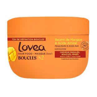 Lovea Curl Hair Food 3-in-1 Haarmasker Mango Extract & Amino Acid 390ML