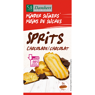 Damhert Low carb Sprits Chocolade 120GR