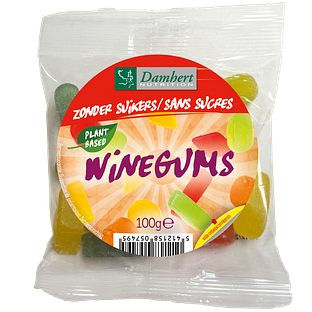 Damhert Winegums Zonder Suiker 100GR