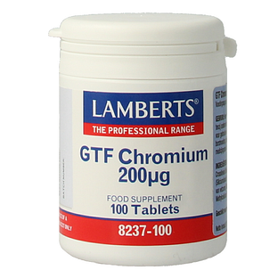 Lamberts GTF Chroom 200mcg Tabletten 100TB Lamberts GTF Chroom 200mcg Tabletten 100TB