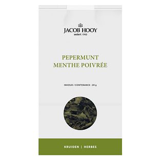 Jacob Hooy Pepermuntblad Heel Kruiden 20GR