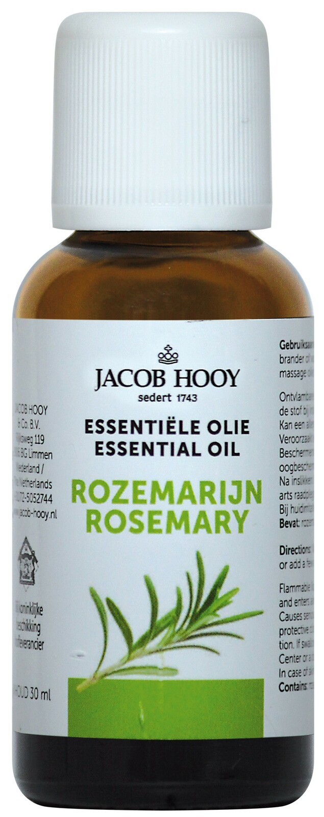 Jacob Hooy Essenti?le Olie Rozemarijn