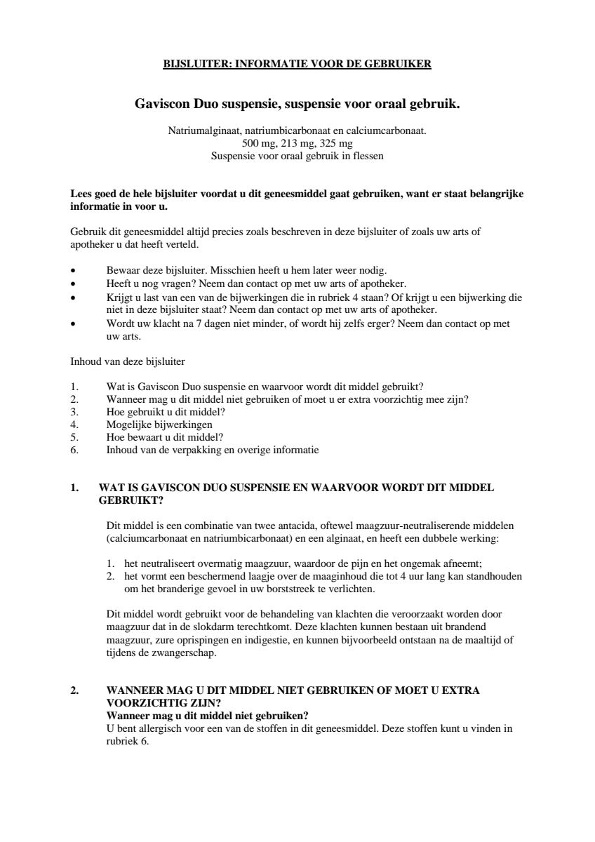 Duo Suspensie afbeelding van document #1, leaflet