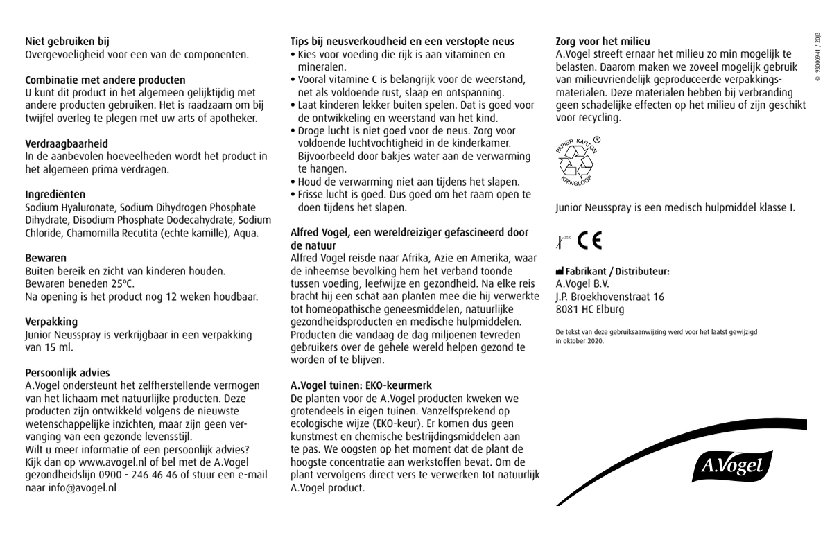 Junior Neusspray afbeelding van document #2, instructions