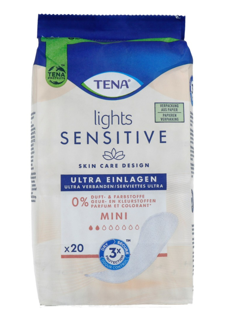 Tena Pads Sensitive Lights Mini