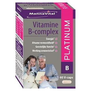 MannaVital Vitamine B-complex Platinum V-caps 60VCP