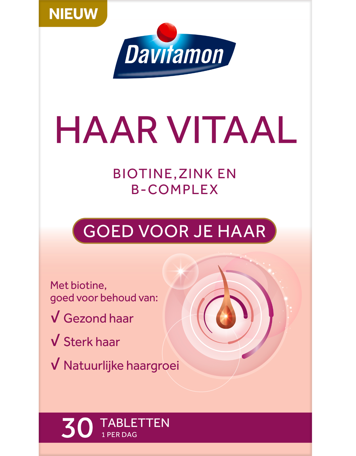 Davitamon Haar Vitaal Tabletten 30TB