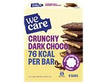 WeCare Crunchy Dark Choco Bars 6ST