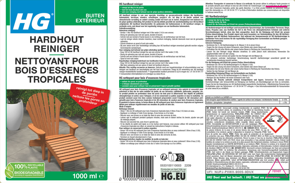 Buiten Hardhout Reiniger afbeelding van document #1, label