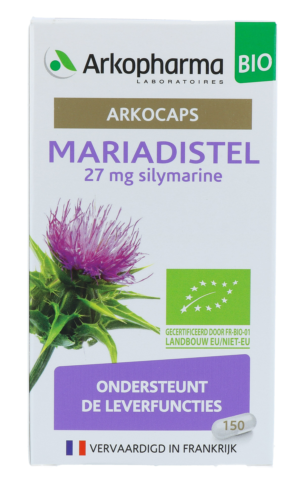 Arkocaps Mariadistel Capsules 150st afbeelding