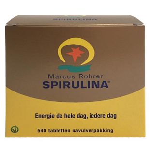 Marcus rohrer Spirulina Tabletten Navulverpakking 540ST Marcus rohrer Spirulina Tabletten Navulverpakking 540ST