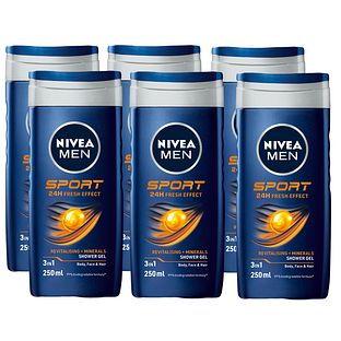 Nivea Men Sport Shower Gel Voordeelverpakking 6x250ML