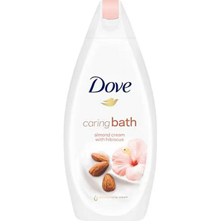 Dove Caring Bath Almond Cream & Hibiscus Badcrème 450ML