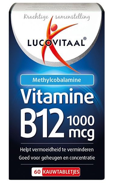 Lucovitaal Vitamine B12 1000mcg Kauwtabletten 60KTB