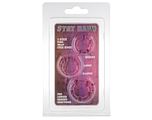 Eros Stay Hard Cock Rings Pink 3ST