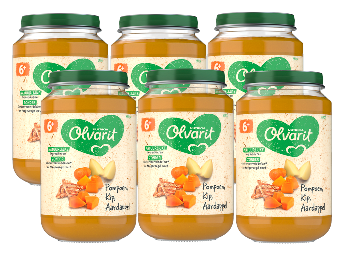 Olvarit 6m+ Pompoen Kip Aardappel afbeelding