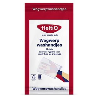 HeltiQ Wegwerpwashandjes 50ST HeltiQ Wegwerpwashandjes 50ST