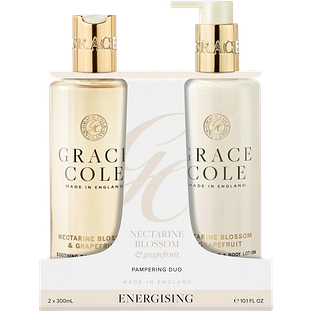 Grace Cole Nectarine Blossom & Grapefruit Pampering Body Care Duo 600ML