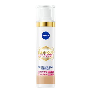 Nivea Luminous630 Antispot CC Fluid SPF30 - 02 Medium 40ML Nivea Luminous630 Antispot CC Fluid SPF30 - 02 Medium 40ML