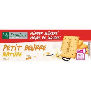 Damhert Petit Beurre Koekjes - Minder Suikers 167GR