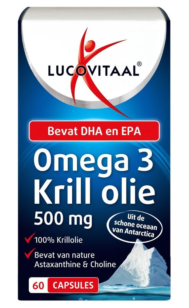 Lucovitaal Omega 3 Krill Olie Capsules 60CP